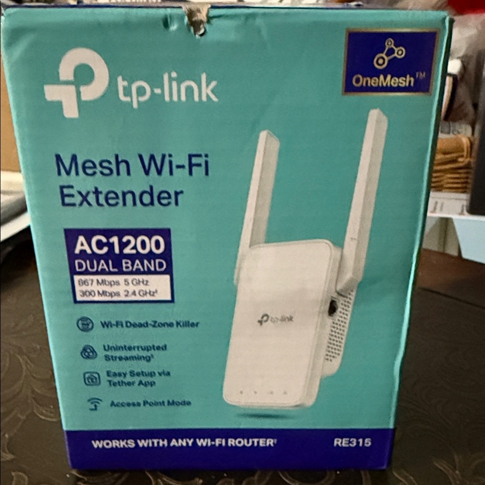 TP-Link RE315 Mesh Wi-Fi Extender - White
